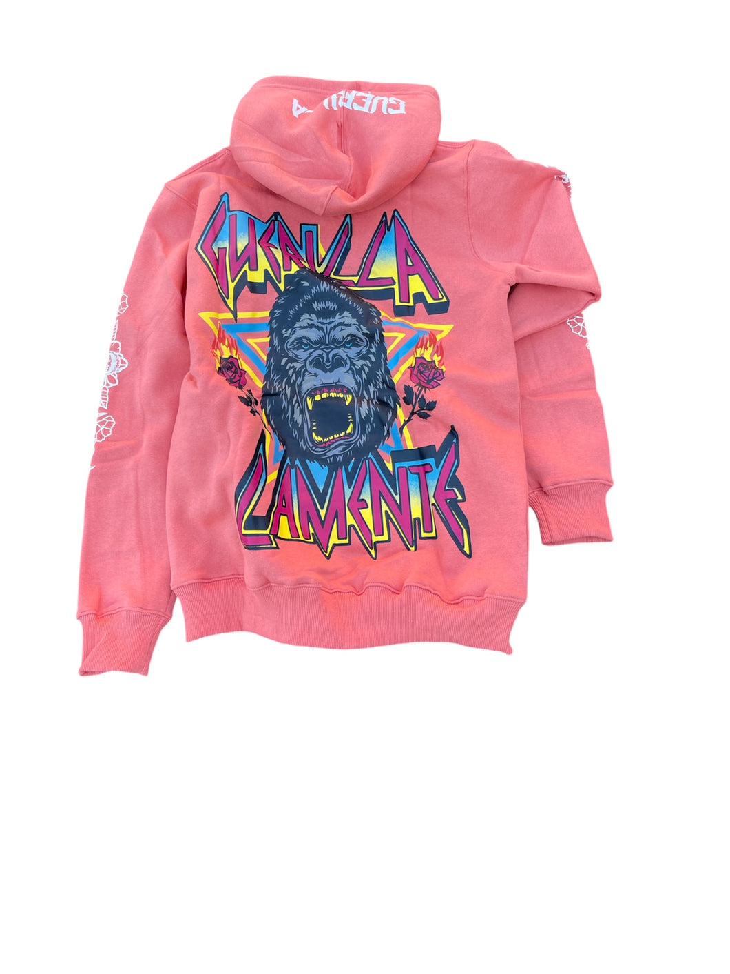 Flaming Rose Hoodie (Peach)